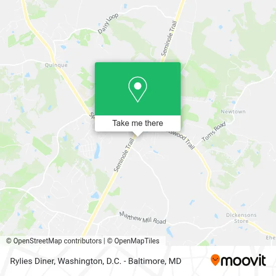 Rylies Diner map