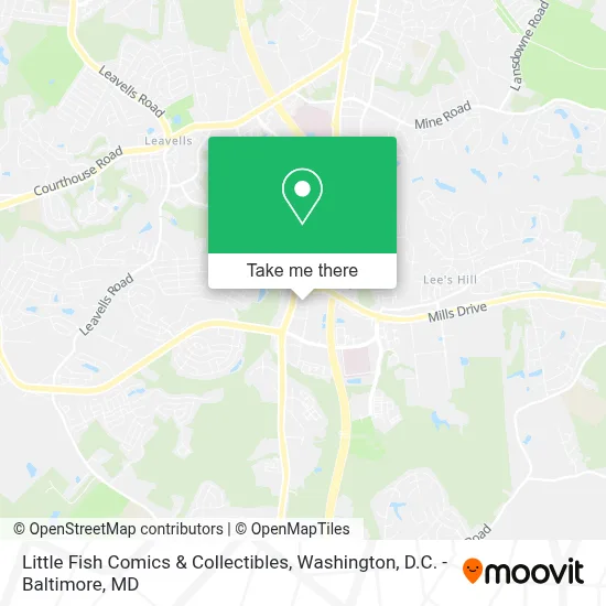 Little Fish Comics & Collectibles map