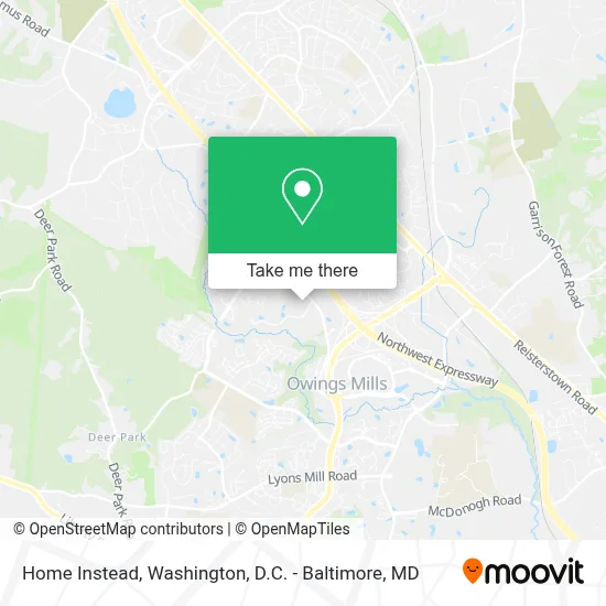 Home Instead map