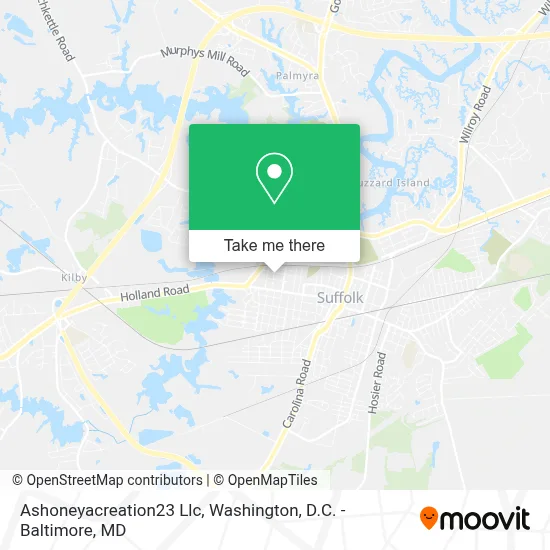 Ashoneyacreation23 Llc map