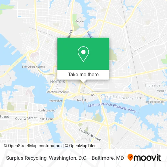Surplus Recycling map