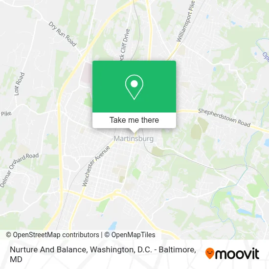 Nurture And Balance map