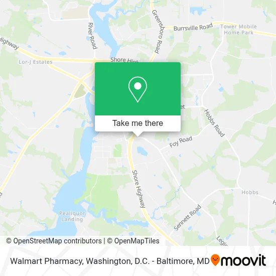 Walmart Pharmacy map