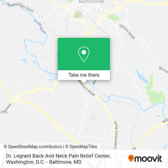Dr. Legrant Back And Neck Pain Relief Center map