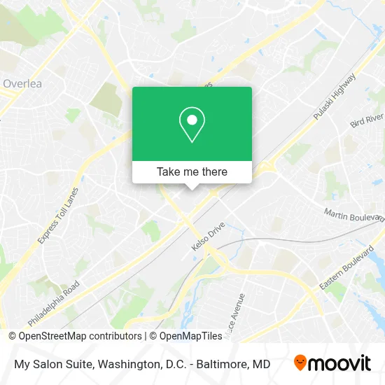 My Salon Suite map