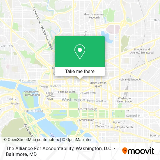 The Alliance For Accountability map