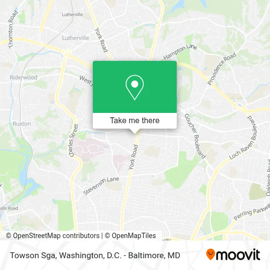 Towson Sga map