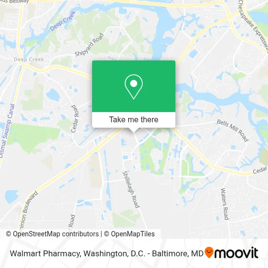 Walmart Pharmacy map
