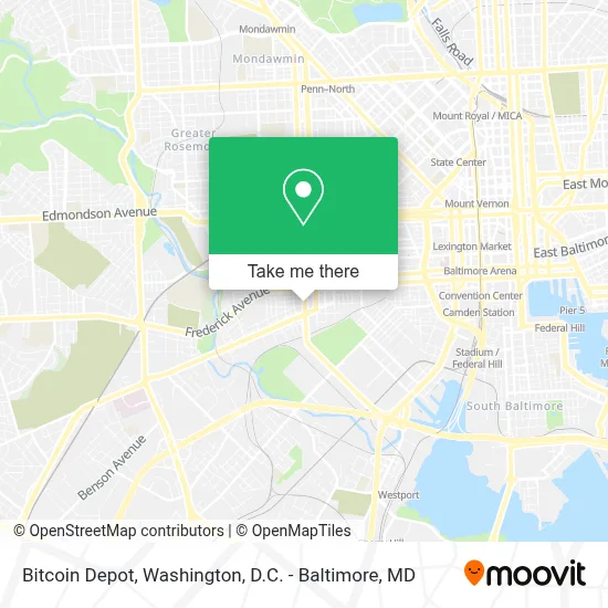 Bitcoin Depot map