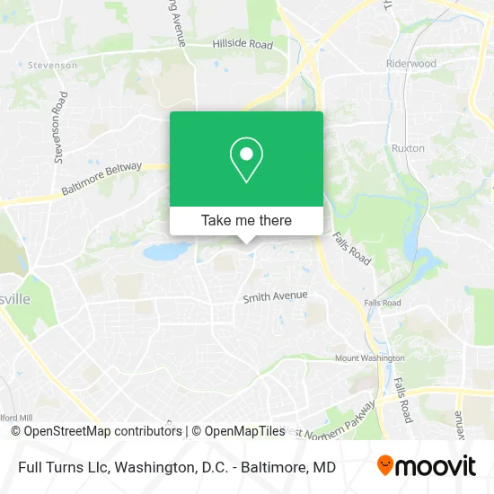 Full Turns Llc map