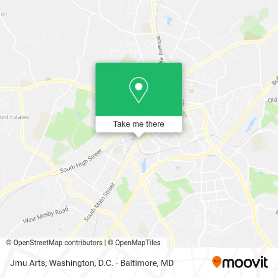 Jmu Arts map