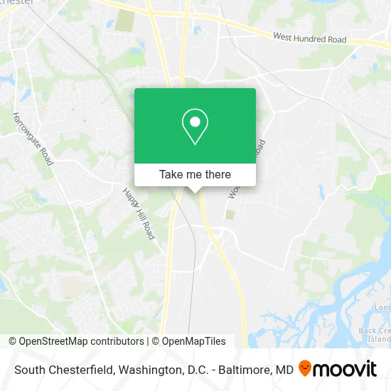 South Chesterfield map