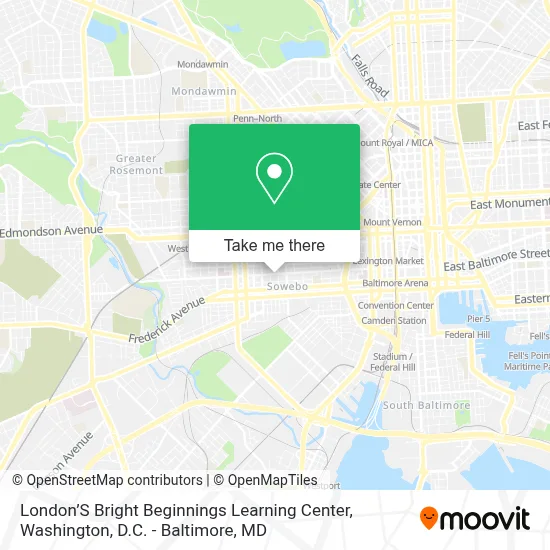 London’S Bright Beginnings Learning Center map
