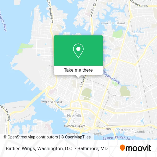 Birdies Wings map