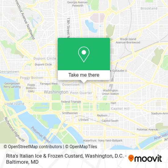 Rita's Italian Ice & Frozen Custard map
