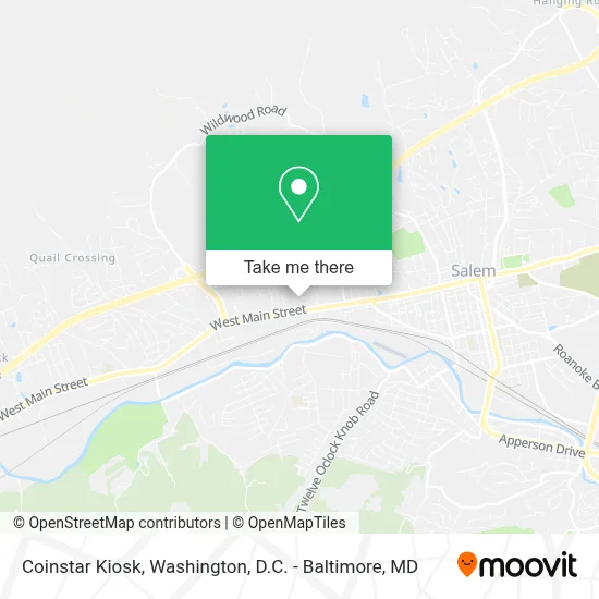 Coinstar Kiosk map