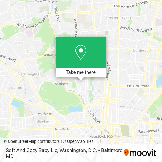 Soft And Cozy Baby Llc map