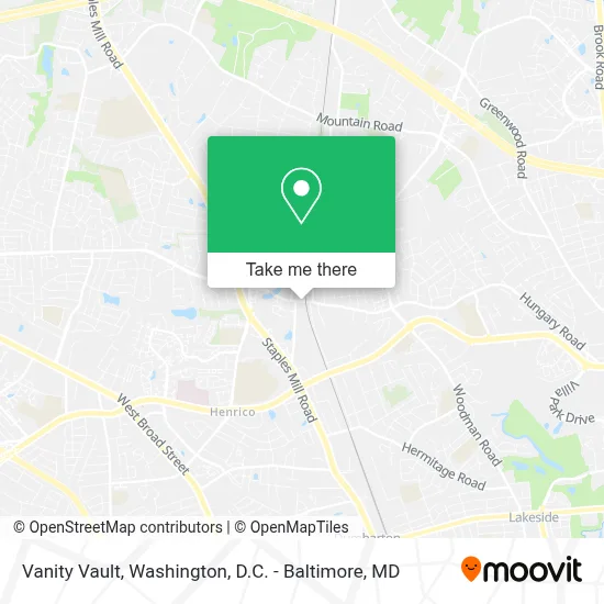Vanity Vault map