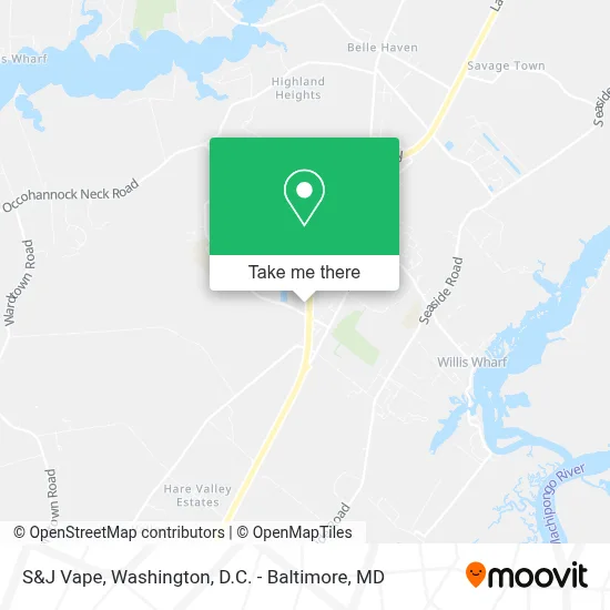 S&J Vape map