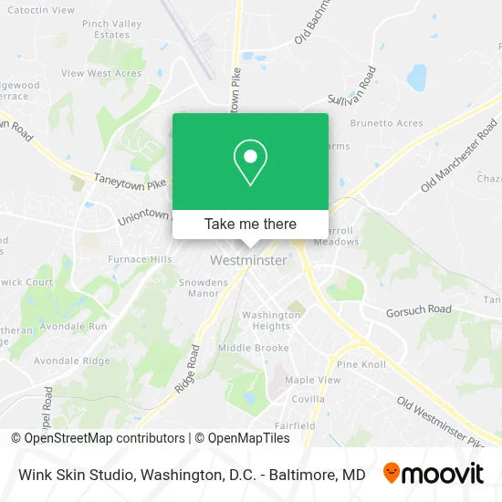 Wink Skin Studio map