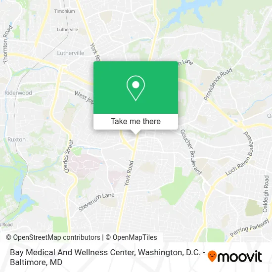 Bay Medical And Wellness Center map