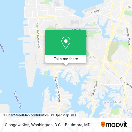 Glasgow Kiss map