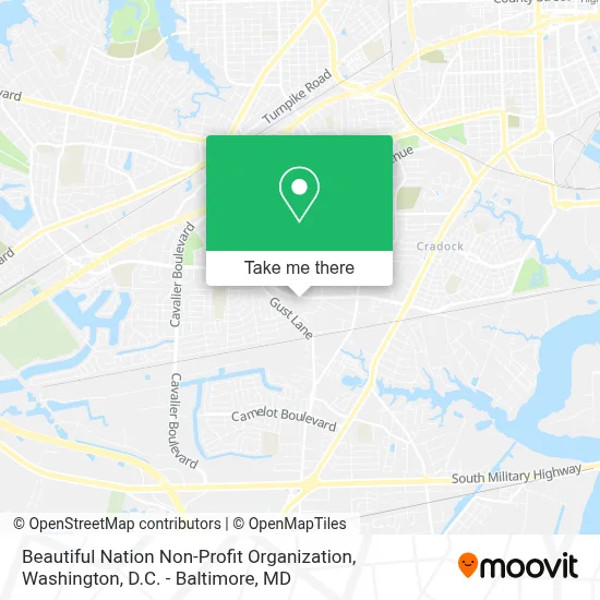 Beautiful Nation Non-Profit Organization map