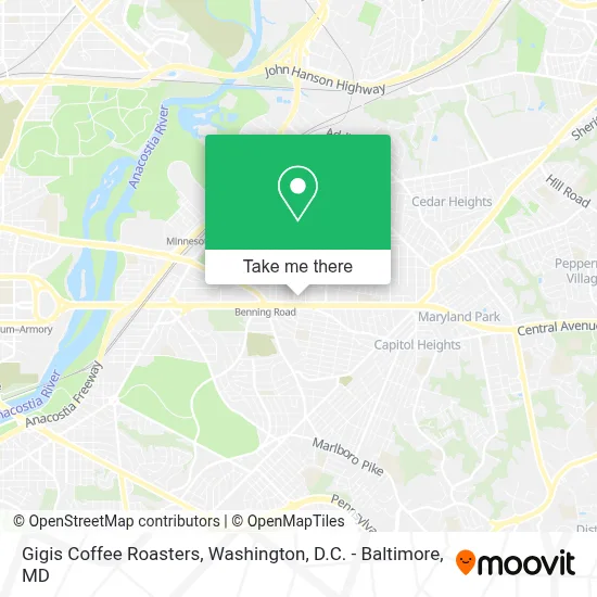 Gigis Coffee Roasters map