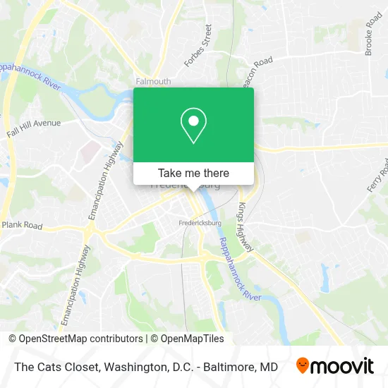 The Cats Closet map