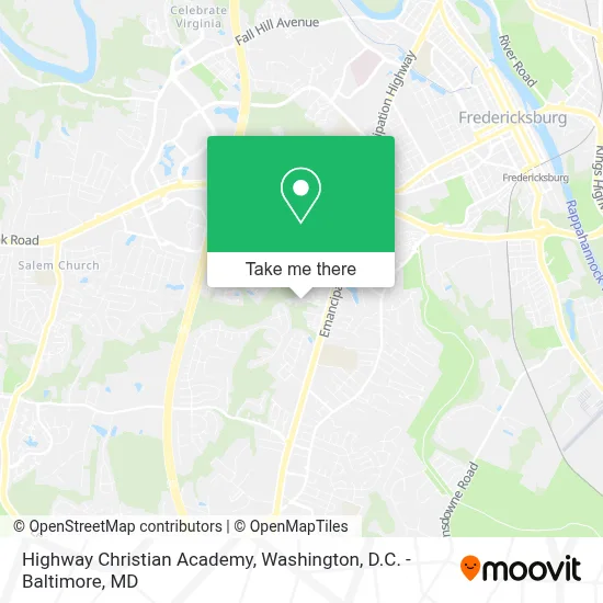 Highway Christian Academy map