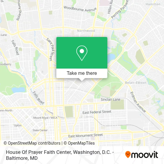 House Of Prayer Faith Center map