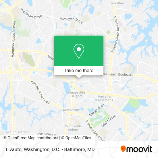Livauto map