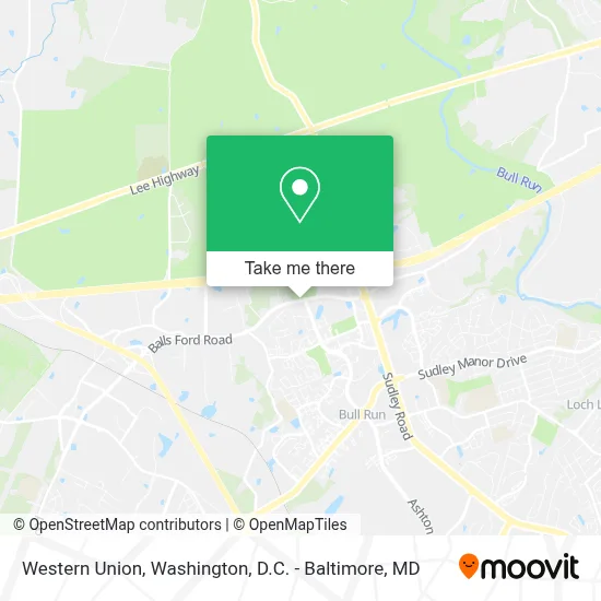 Western Union map