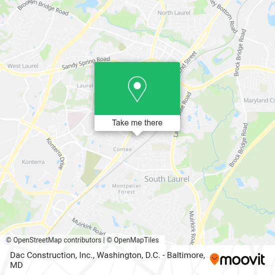 Dac Construction, Inc. map