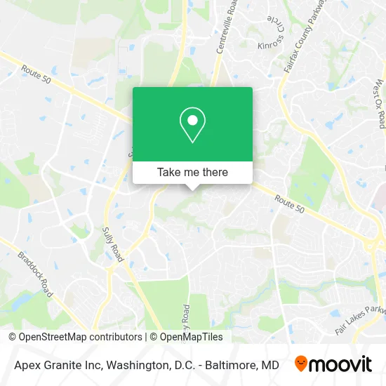 Apex Granite Inc map