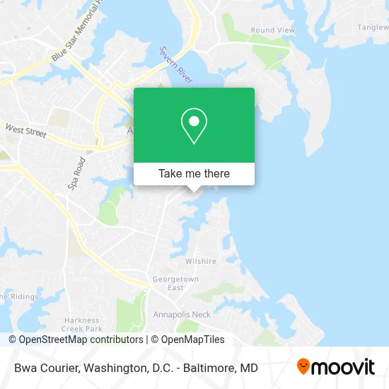 Bwa Courier map