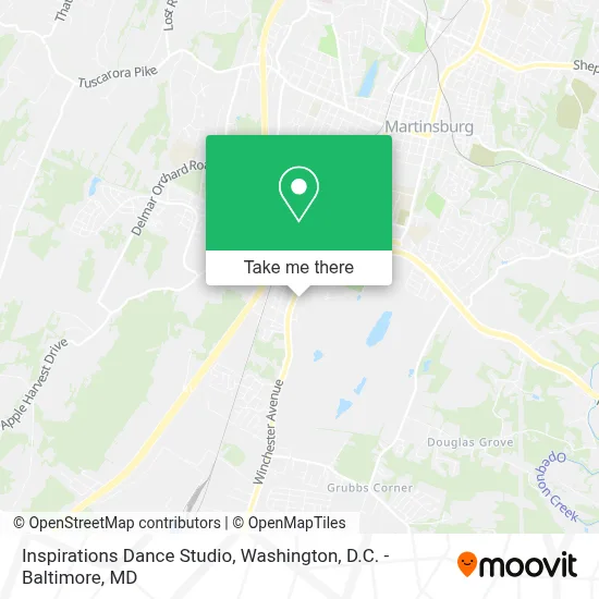 Inspirations Dance Studio map