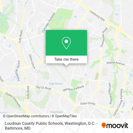 Loudoun County Public Schools map