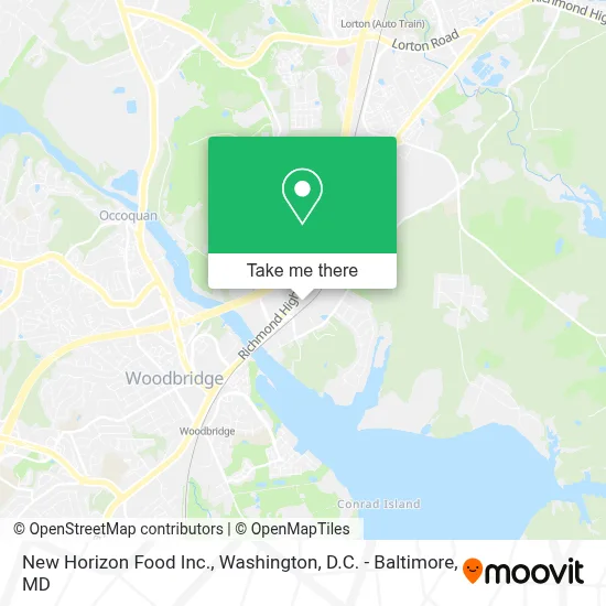 New Horizon Food Inc. map