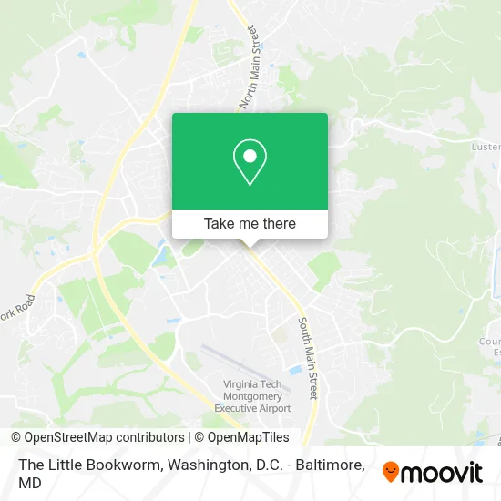 The Little Bookworm map