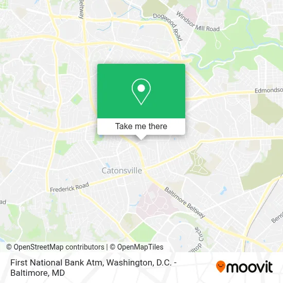 First National Bank Atm map
