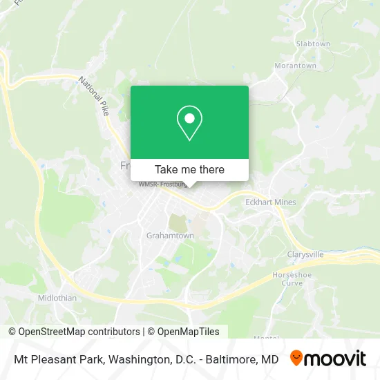 Mt Pleasant Park map