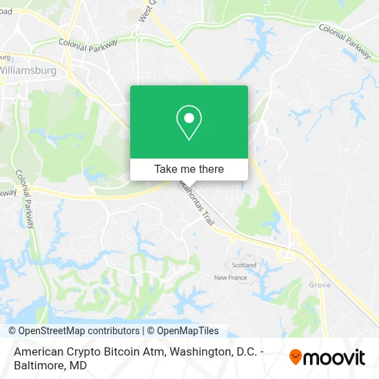 American Crypto Bitcoin Atm map