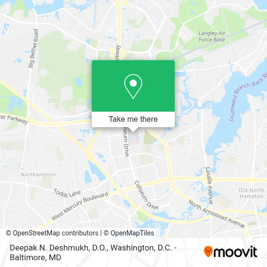 Deepak N. Deshmukh, D.O. map