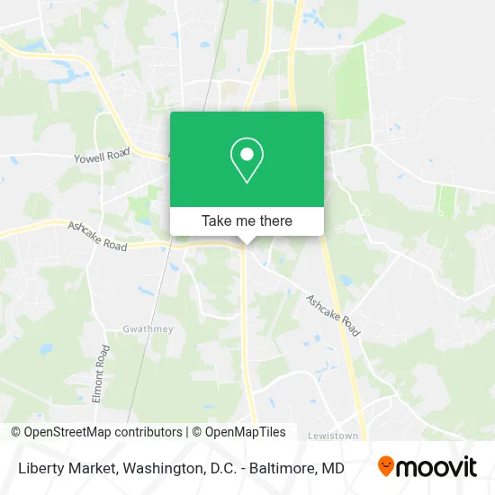 Liberty Market map