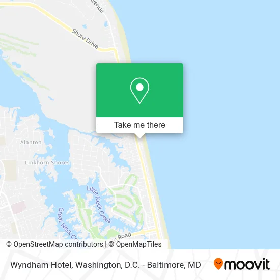 Wyndham Hotel map
