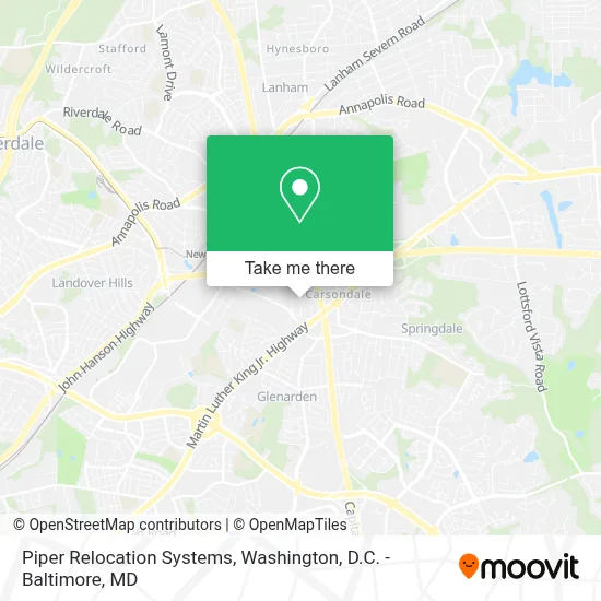 Piper Relocation Systems map