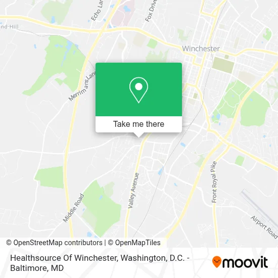 Healthsource Of Winchester map