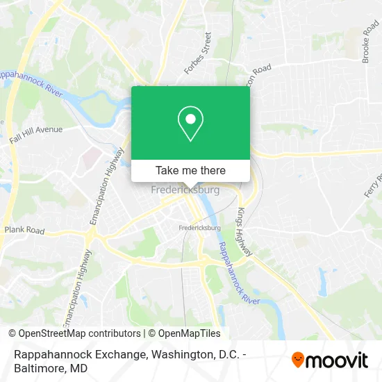 Rappahannock Exchange map