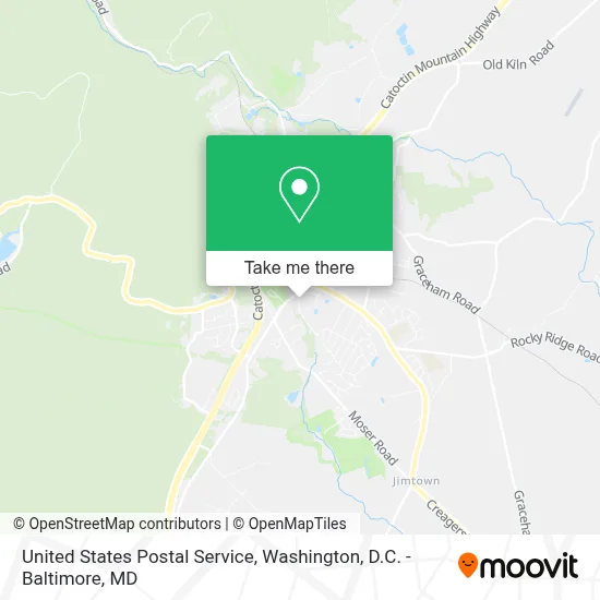 United States Postal Service map